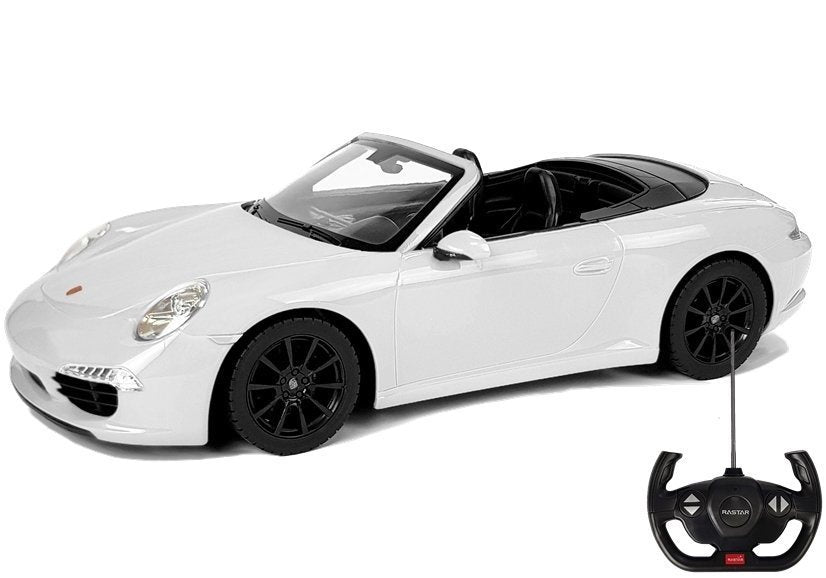 Carro telecomandado Porsche 911 Carrera S Rastar 1:12 branco