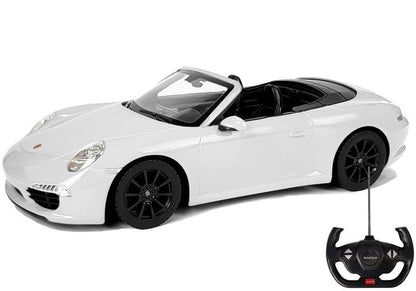 Carro telecomandado Porsche 911 Carrera S Rastar 1:12 branco