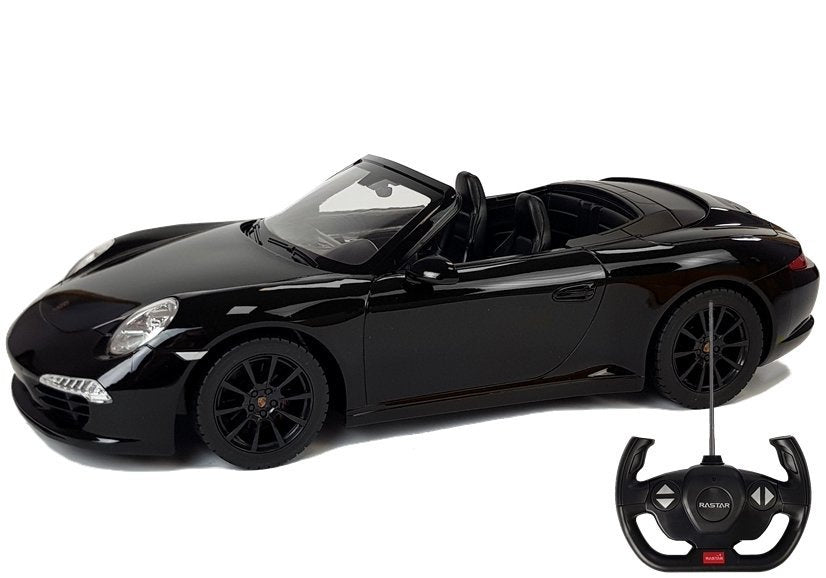 Carro telecomandado Porsche 911 Carrera S Rastar 1:12 preto