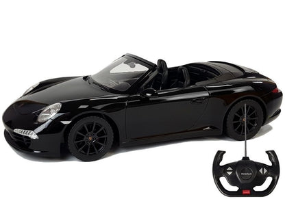 Carro telecomandado Porsche 911 Carrera S Rastar 1:12 preto