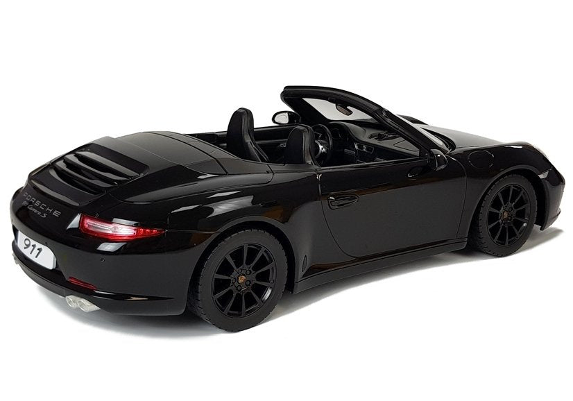 Carro telecomandado Porsche 911 Carrera S Rastar 1:12 preto