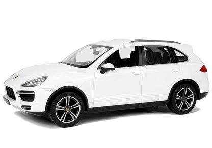 Carro telecomandado Porsche Cayenne Turbo Rastar 1:14 branco