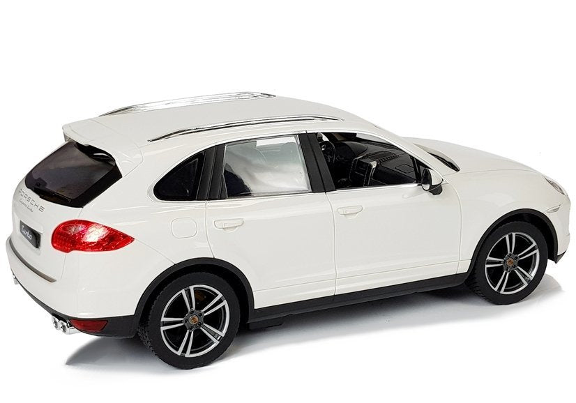 Carro telecomandado Porsche Cayenne Turbo Rastar 1:14 branco