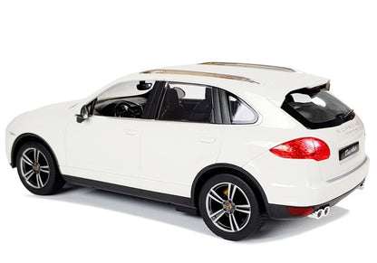 Carro telecomandado Porsche Cayenne Turbo Rastar 1:14 branco