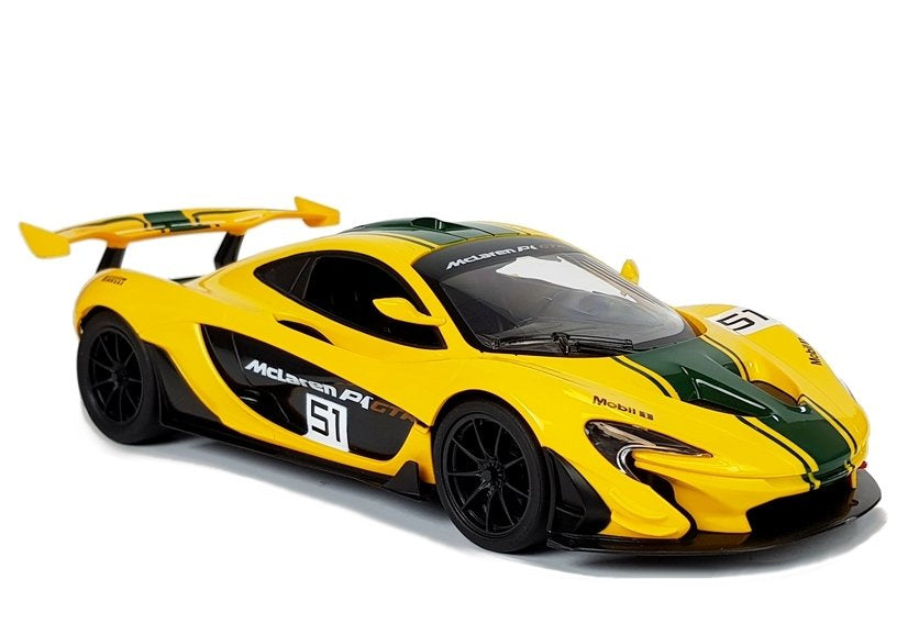 Carro telecomandado McLaren P1 GTR Rastar 1:14 amarelo