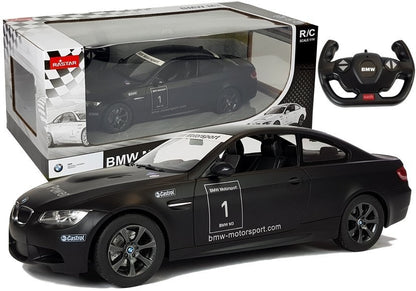 Carro telecomandado BMW M3 Rastar 1:14 preto