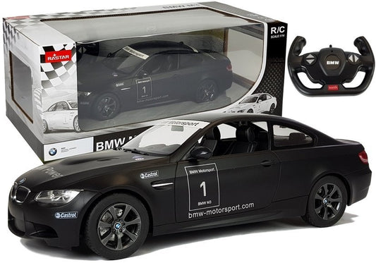 Carro telecomandado BMW M3 Rastar 1:14 preto