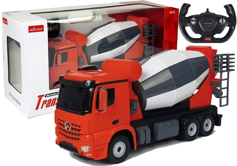 Carro telecomandado Mercedes Arocs Rastar 1:14 vermelho