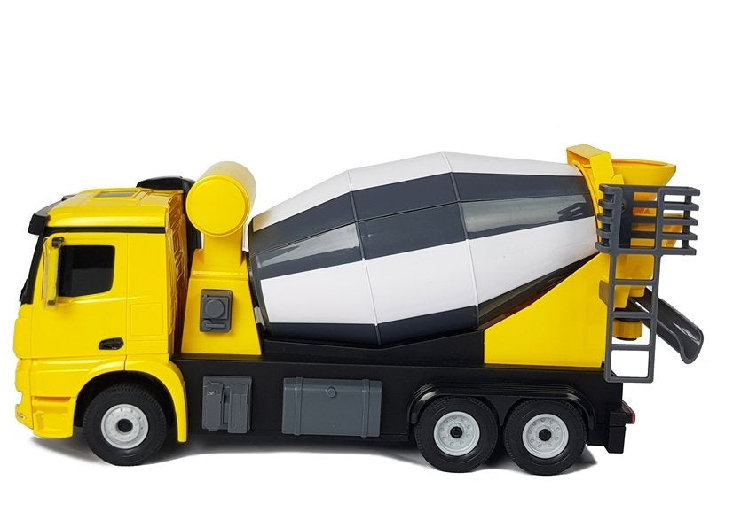 Carro telecomandado Mercedes Arocs Rastar 1:14 amarelo