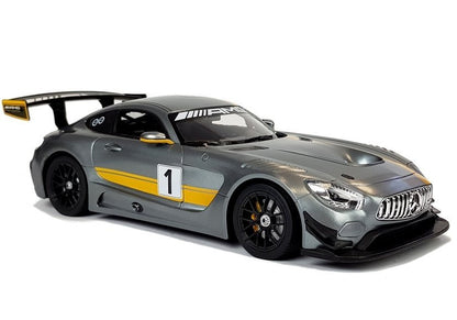 Carro telecomandado Mercedes AMG GT3 Rastar 1:14 cinzento