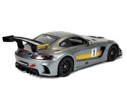 Carro telecomandado Mercedes AMG GT3 Rastar 1:14 cinzento
