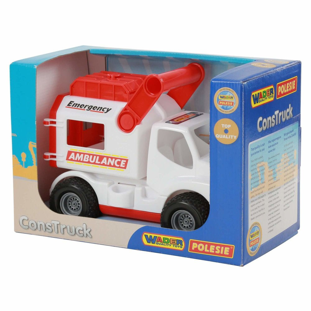 Camião ambulância ConsTruck branco Polesie