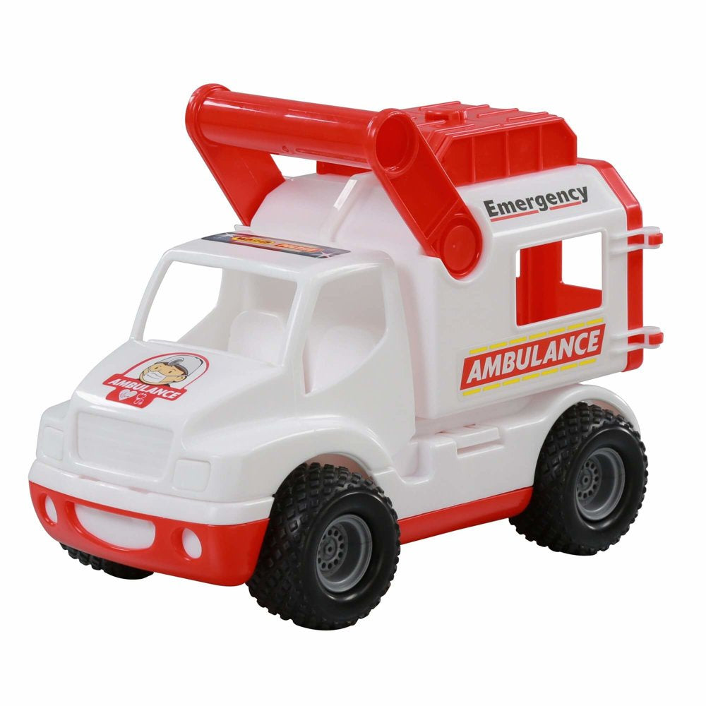 Camião ambulância ConsTruck branco Polesie