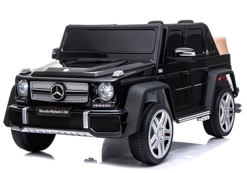 Carro elétrico infantil Mercedes A100 preto pintado