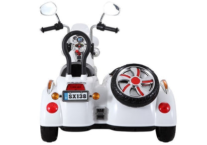 Moto elétrica infantil SX138 branco