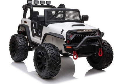 Carro elétrico infantil Jeep JC666 branco