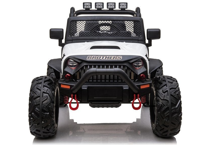 Carro elétrico infantil Jeep JC666 branco