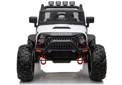 Carro elétrico infantil Jeep JC666 branco