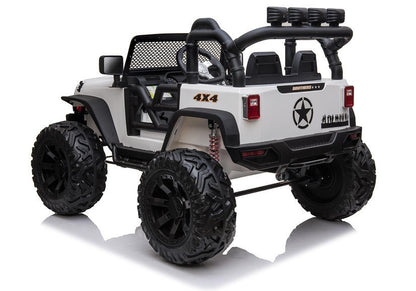 Carro elétrico infantil Jeep JC666 branco