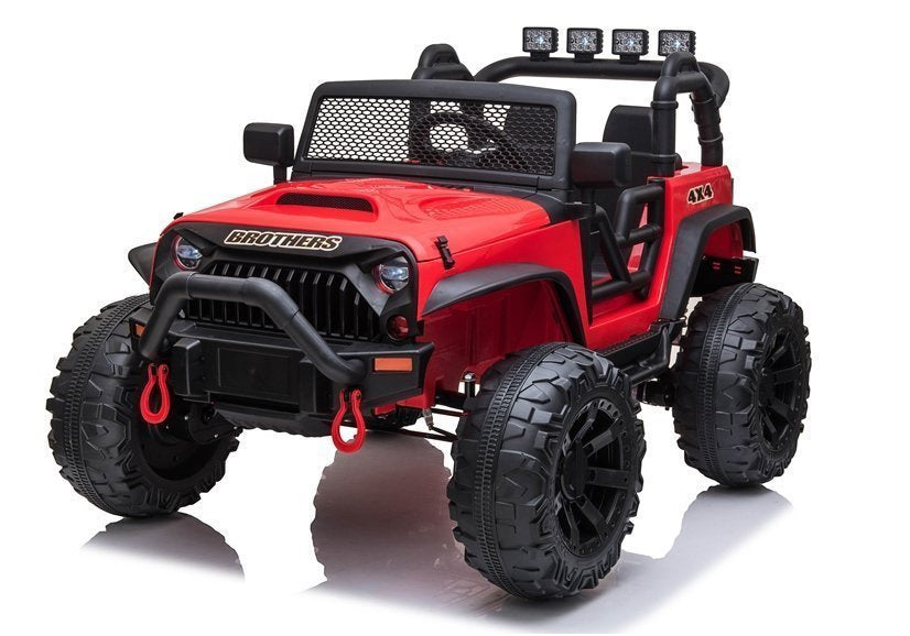 Carro elétrico infantil Jeep JC666 vermelho