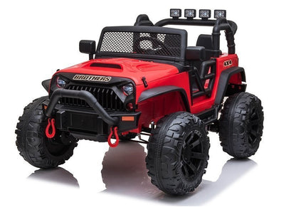 Carro elétrico infantil Jeep JC666 vermelho