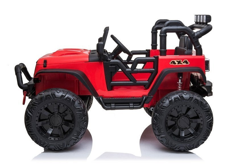 Carro elétrico infantil Jeep JC666 vermelho