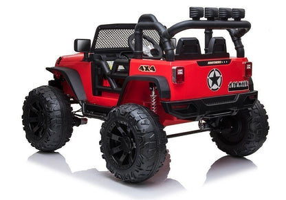 Carro elétrico infantil Jeep JC666 vermelho