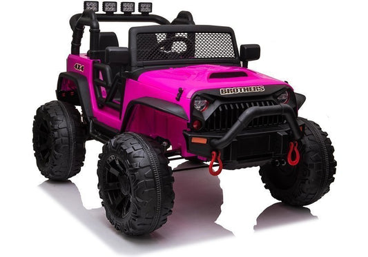 Carro elétrico infantil Jeep JC666 rosa
