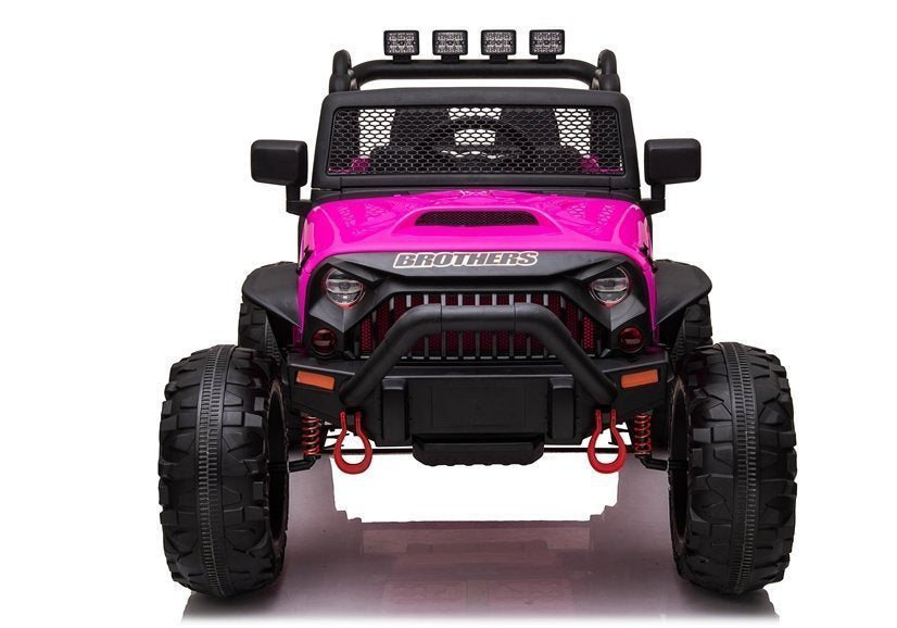 Carro elétrico infantil Jeep JC666 rosa