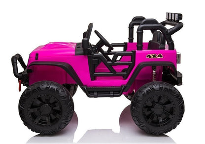 Carro elétrico infantil Jeep JC666 rosa