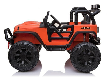 Carro elétrico infantil Jeep JC666 laranja