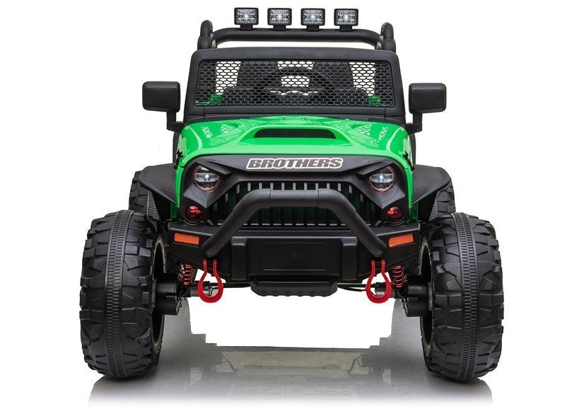 Carro elétrico infantil Jeep JC666 verde