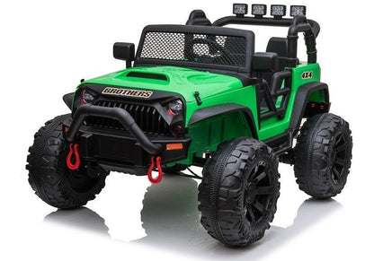 Carro elétrico infantil Jeep JC666 verde