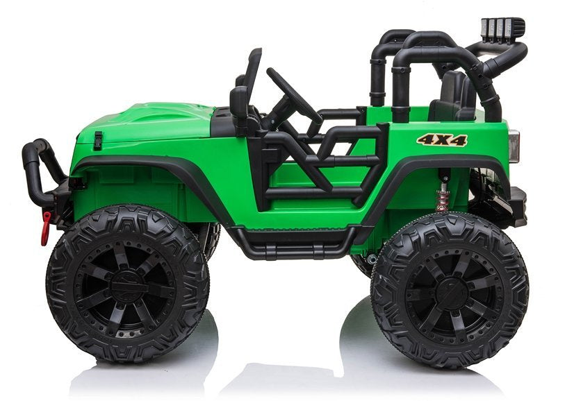 Carro elétrico infantil Jeep JC666 verde