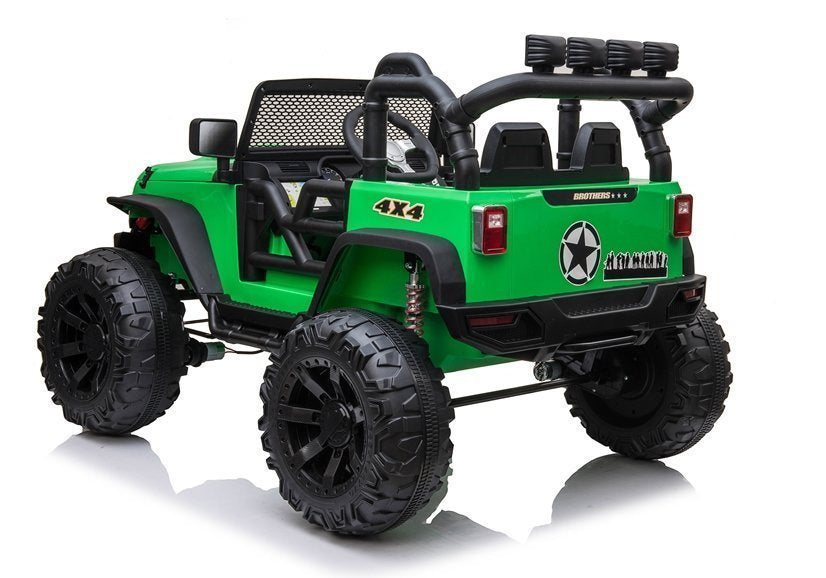 Carro elétrico infantil Jeep JC666 verde