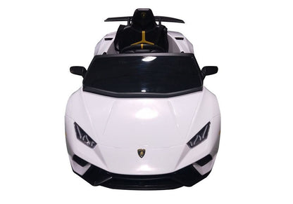 Carro elétrico infantil Lamborghini Huracan branco