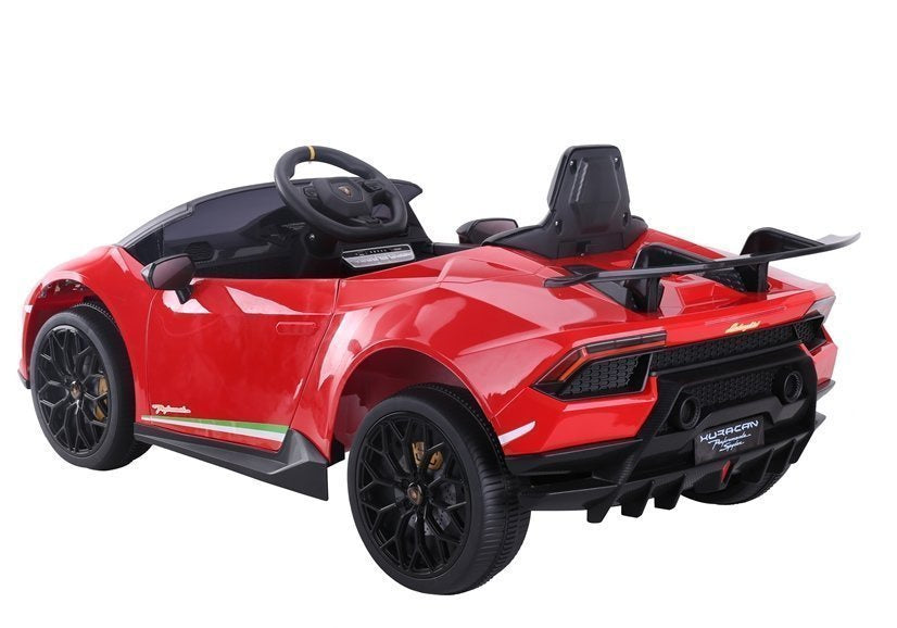 Carro elétrico infantil Lamborghini Huracan vermelho