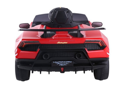 Carro elétrico infantil Lamborghini Huracan vermelho