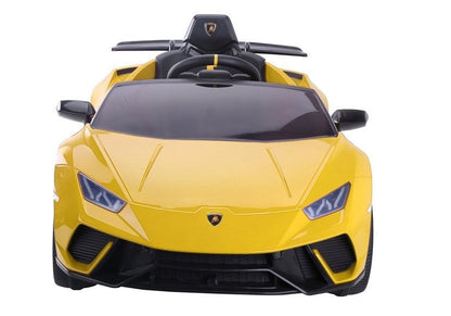 Carro elétrico infantil Lamborghini Huracan amarelo