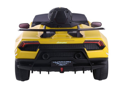 Carro elétrico infantil Lamborghini Huracan amarelo