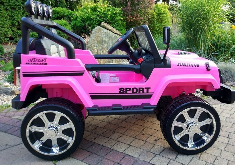 Carro Ride On Jeep S2388 rosa 4x45W
