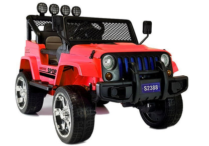 Carro elétrico infantil Jeep S2388 vermelho 4x45W