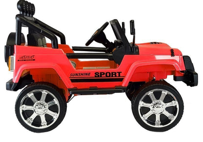 Carro elétrico infantil Jeep S2388 vermelho 4x45W