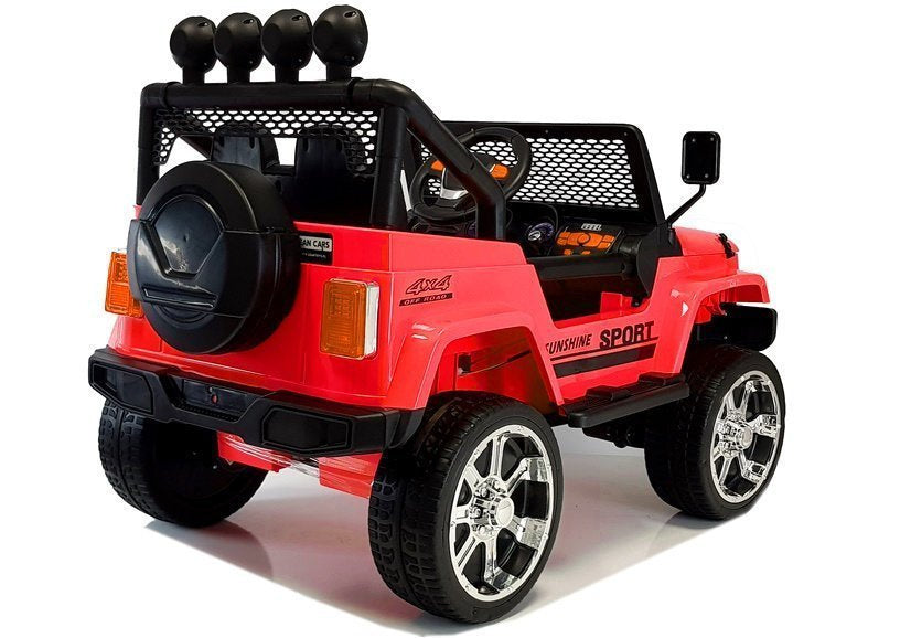 Carro elétrico infantil Jeep S2388 vermelho 4x45W