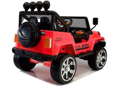 Carro elétrico infantil Jeep S2388 vermelho 4x45W