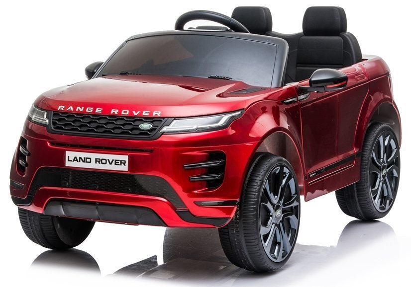 Carro elétrico infantil Range Rover Evoque vermelho pintado