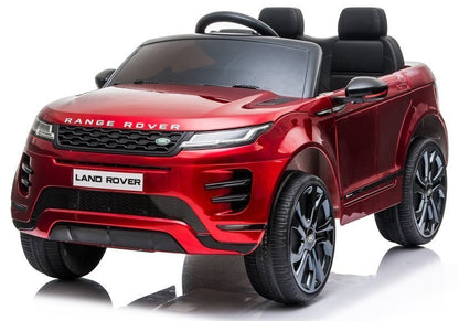 Carro elétrico infantil Range Rover Evoque vermelho pintado