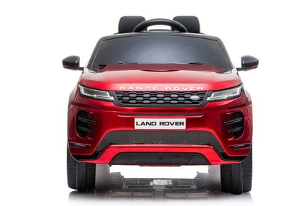 Carro elétrico infantil Range Rover Evoque vermelho pintado