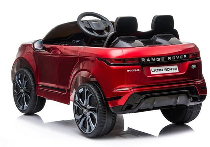Carro elétrico infantil Range Rover Evoque vermelho pintado