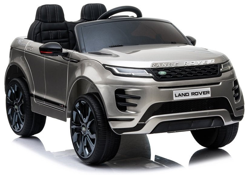 Carro elétrico infantil Range Rover Evoque prata pintado